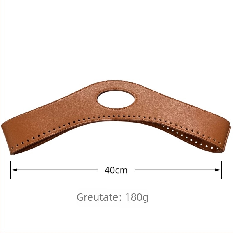 Accesorii pentru genți cu mâner PU, Detalii din piele lucrate manual, Țesătură în model lună, Geantă clutch DIY, Rezistentă la apă, Brand Didi, Primăvara 2025