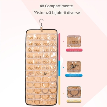 Geantă de depozitare pentru montare pe perete, dublă față, PVC, multifuncțională, stil geantă de mână