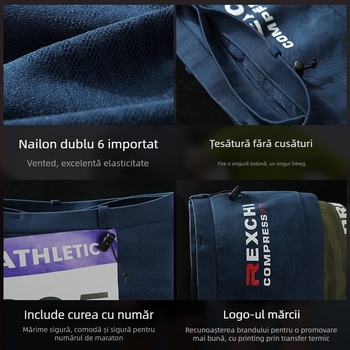 Golovejoy Borsetă de talie pentru sport - nylon, căptușeală din poliester, reducerea încărcării, unisex, pentru activități în aer liber
