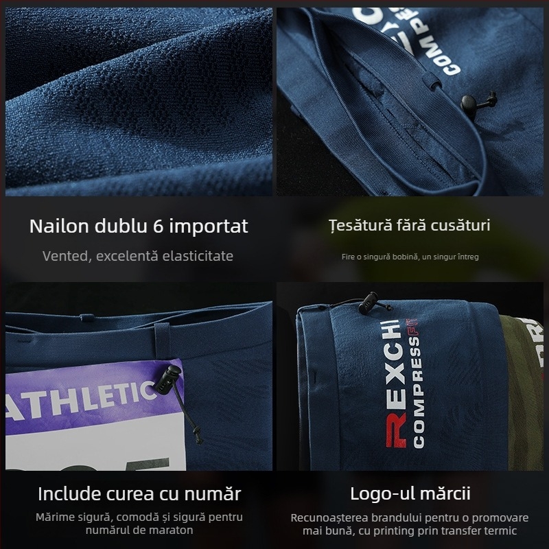 Golovejoy Borsetă de talie pentru sport - nylon, căptușeală din poliester, reducerea încărcării, unisex, pentru activități în aer liber