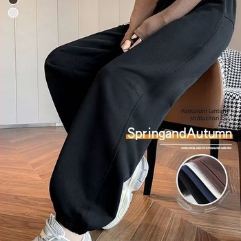 Pantaloni jogger pentru femei, croi lejer, stil haarem, lungime 9/10, țesătură din lână