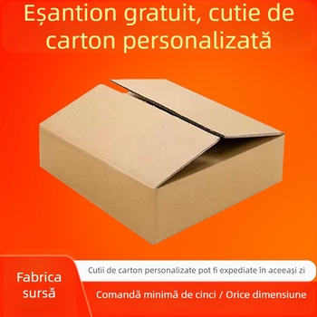 Carton plat ondulat, grosime 3 mm, 250 gsm, imprimare personalizată, dimensiuni interioare și exterioare personalizabile