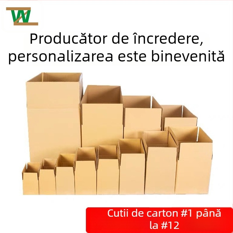 Cutie din carton ondulat personalizată, imprimare la comandă, de la trei la cinci straturi, grosime 5, foarte rigidă