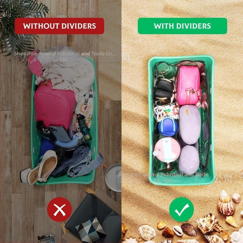 Geantă de depozitare din PVC cu compartiment interior – accesoriu pentru agățare geantă (primăvara 2024)