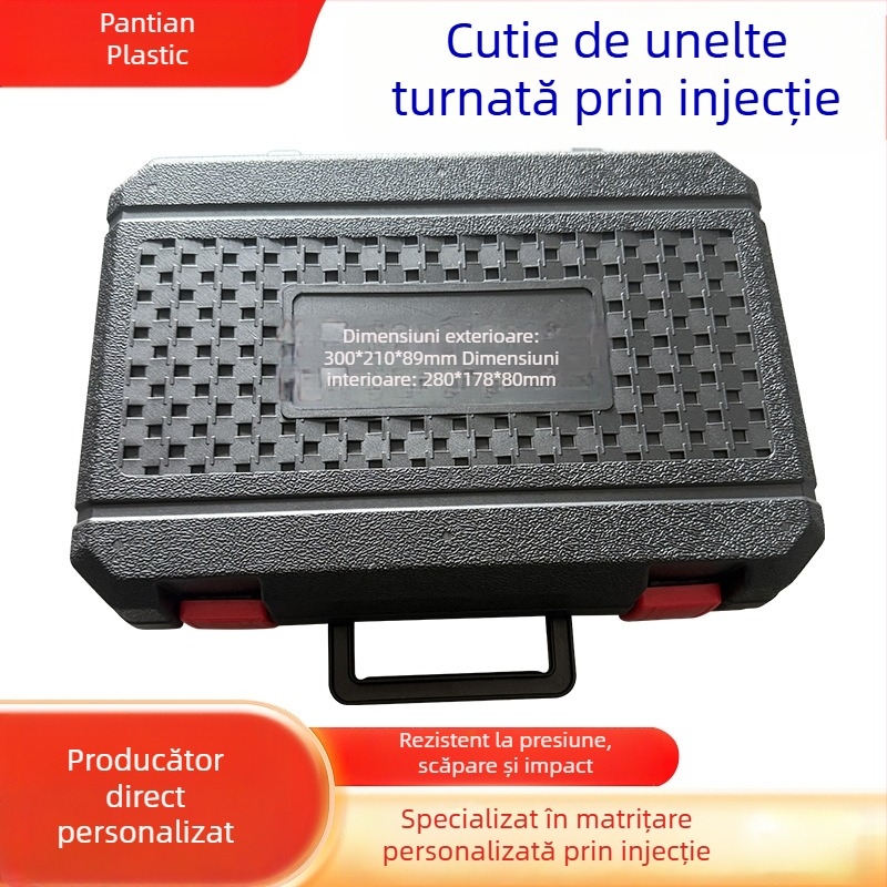 Cutie pentru unelte din plastic, turnată prin blow molding, personalizabilă, încărcare 20, proces blow molding