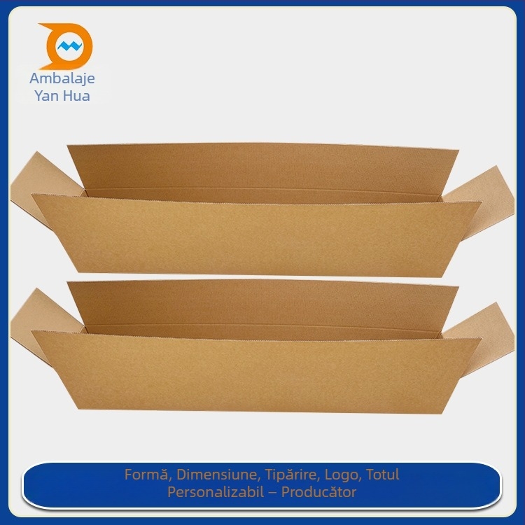 Carton pliant din carton ondulat, 230 GSM, grosime 5, imprimare cu logo disponibil