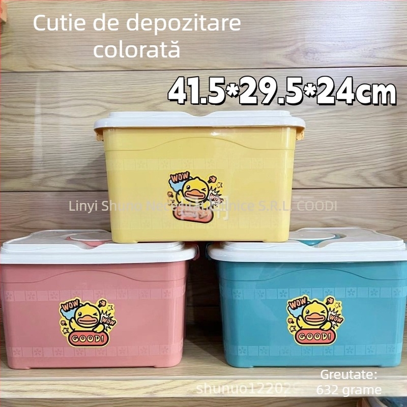 Cutie de depozitare din plastic pentru dormitor, capacitate peste 1000 L, multifuncțională, ușor de transportat cu mâna