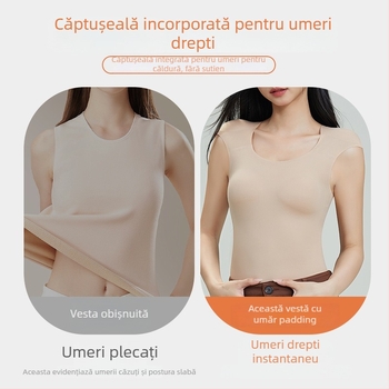Top fără bretele, fără cusături, cupe turnate subțiri, cupă fixă, lungime talie, material nylon, cald și confortabil.