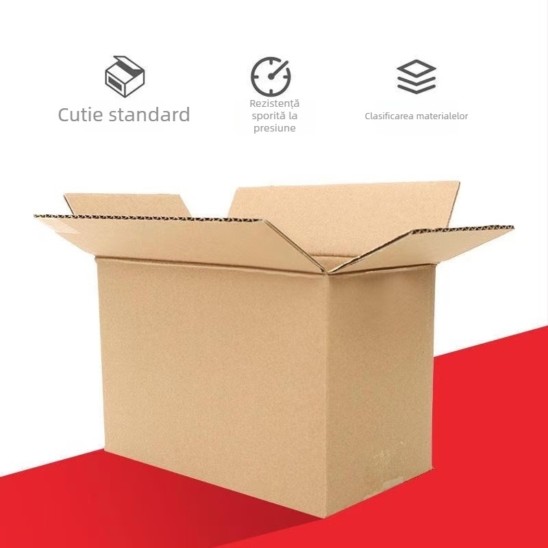 Cutie plată din carton ondulat — grosime 5 mm, 230 g/m², carton rigid cu cinci straturi