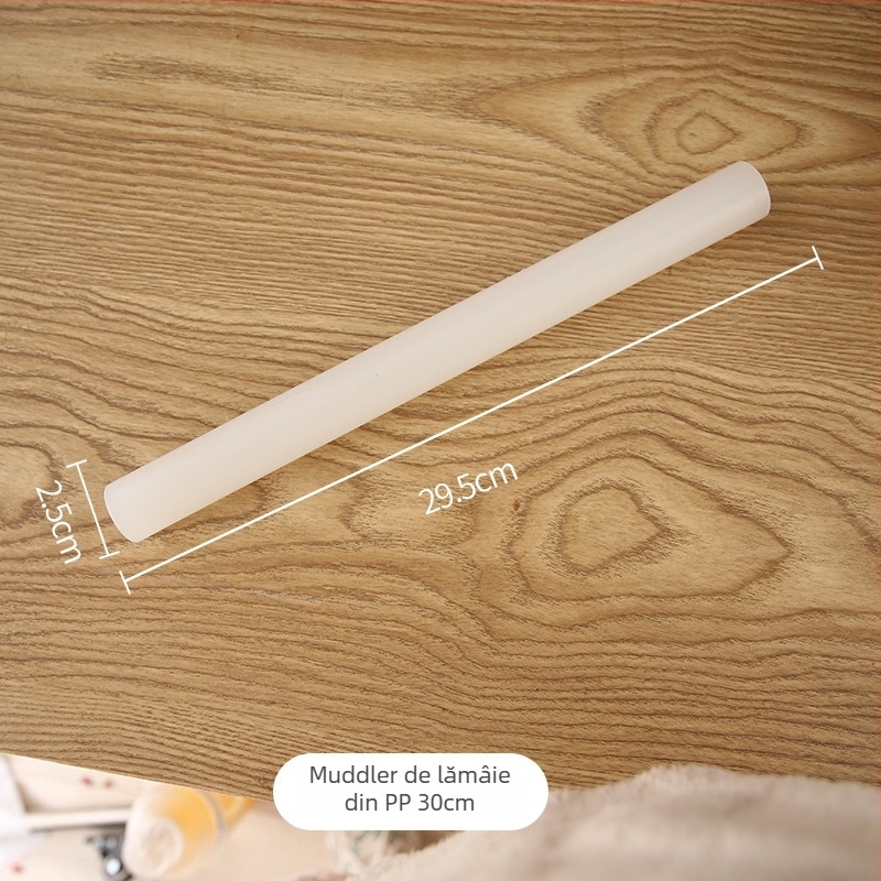 Set de ciocănele pentru gheață pentru cocktailuri – mâner din oțel inoxidabil, ciocan PC și ciocan de lămâie PP, 2 piese pentru bar