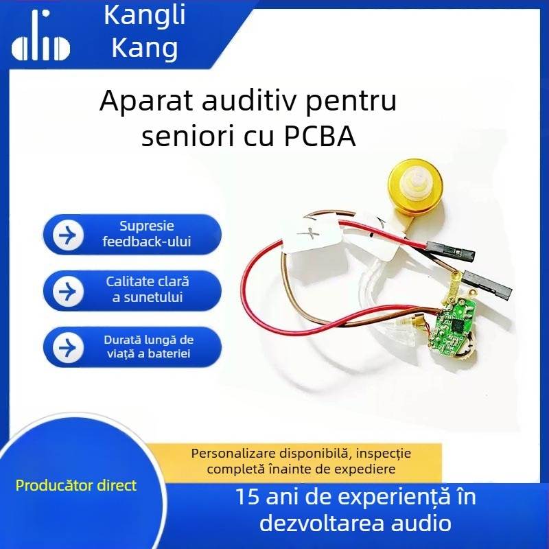 PCBA Bluetooth pentru montare pe cap, model JieLi AC6955F, 5V/300mA, potrivit pentru aparate auditive