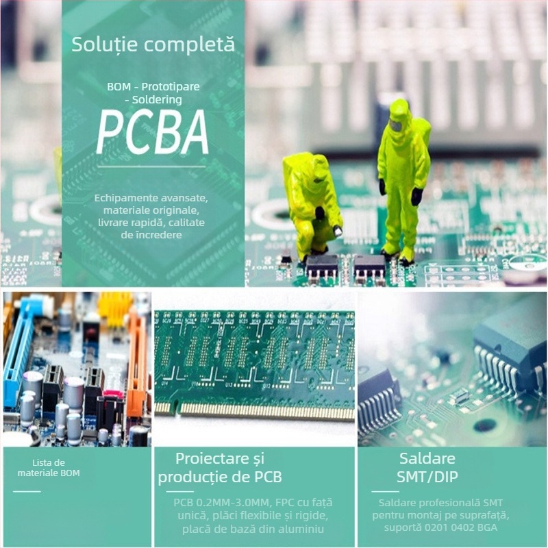 Lumină LED de proiecție a cerului înstelat iPCBA placă PCBA SH-7706, capacitate 8,0 milioane de puncte