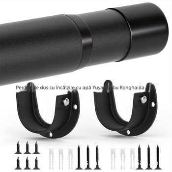 Bară de Cortină filetată - Ø25 mm, Fier, vopsire cu spray, Stil modern minimalist, Marcă Rhd