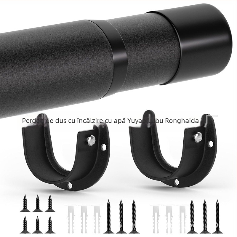 Bară de Cortină filetată - Ø25 mm, Fier, vopsire cu spray, Stil modern minimalist, Marcă Rhd