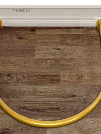Bară în formă de U pentru cabină de probă cu perdea – perdea pentru ușa garderobei, Brand: Altul; Material: Altul; Stil: Altul