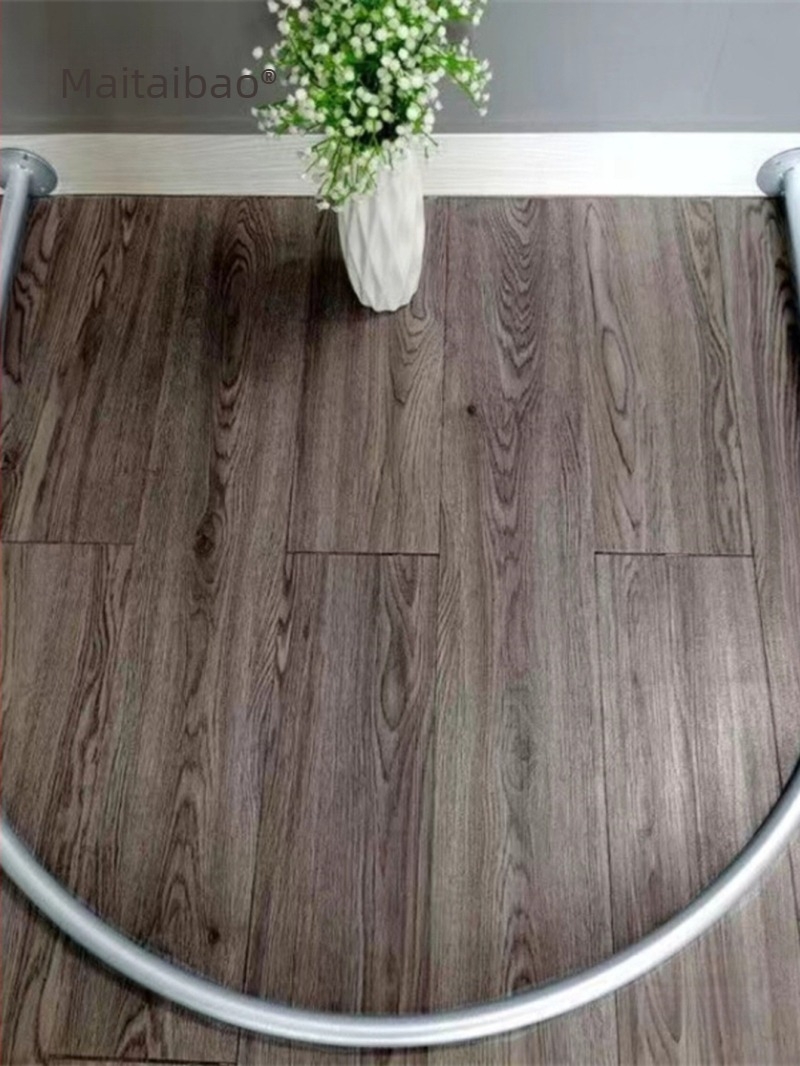 Bară în formă de U pentru cabină de probă cu perdea – perdea pentru ușa garderobei, Brand: Altul; Material: Altul; Stil: Altul