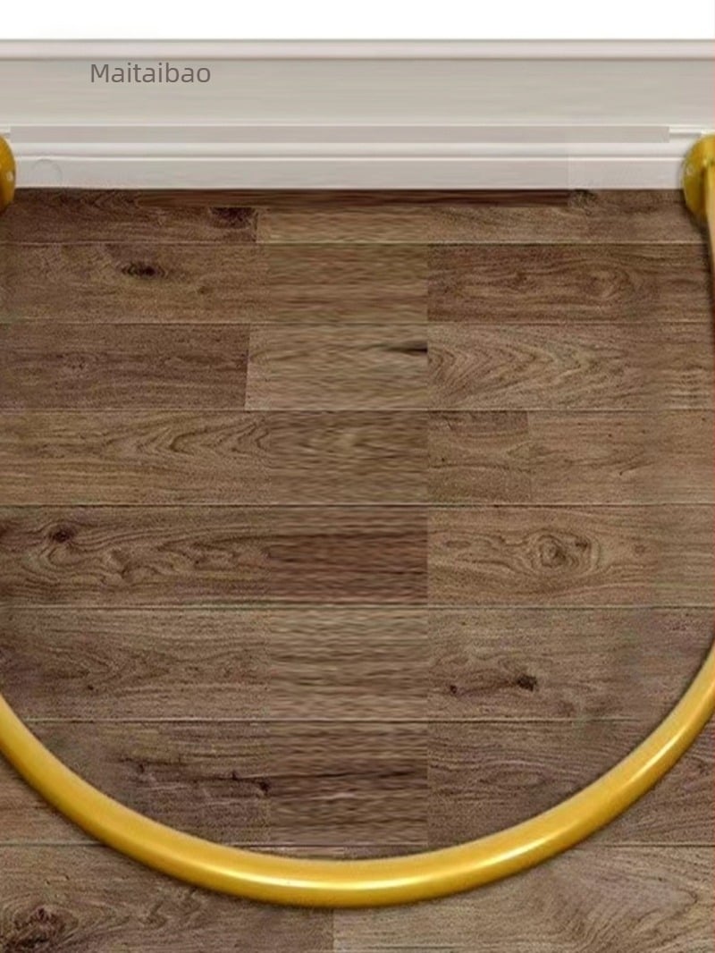 Bară în formă de U pentru cabină de probă cu perdea – perdea pentru ușa garderobei, Brand: Altul; Material: Altul; Stil: Altul