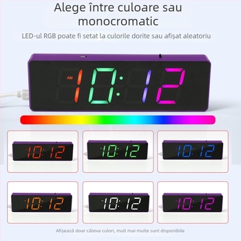Kit DIY ceas digital cu voce, placă de dezvoltare 51 MCU și afișaj LED