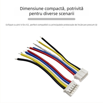 Cablu terminal 5P-2.0mm pentru FPC, Compatibil Qi Încărcare Rapidă, Protecție cu Cip Inteligent, Personalizabil