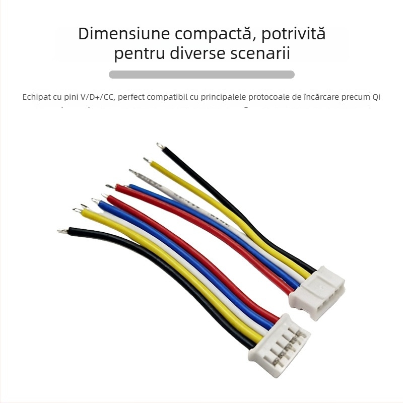 Cablu terminal 5P-2.0mm pentru FPC, Compatibil Qi Încărcare Rapidă, Protecție cu Cip Inteligent, Personalizabil