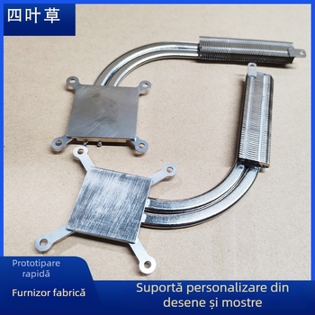 Cooler CPU, radiator din cupru, 4 țevi de răcire, răcire cu țevi, compatibil cu carcasa