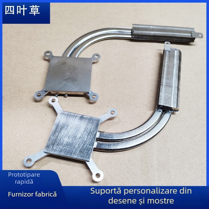 Cooler CPU, radiator din cupru, 4 țevi de răcire, răcire cu țevi, compatibil cu carcasa