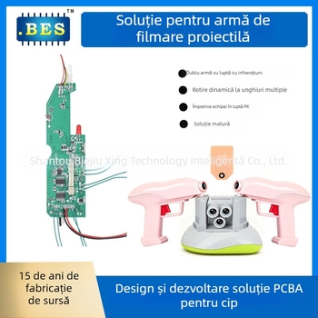 DIY robot dog PCBA placă, control wireless 2.4G, model Bes25167, tensiune 4.5V, curent 20mA