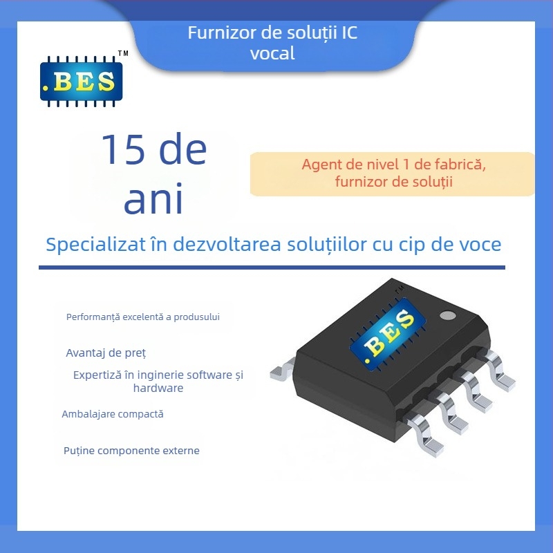 DIY robot dog PCBA placă, control wireless 2.4G, model Bes25167, tensiune 4.5V, curent 20mA