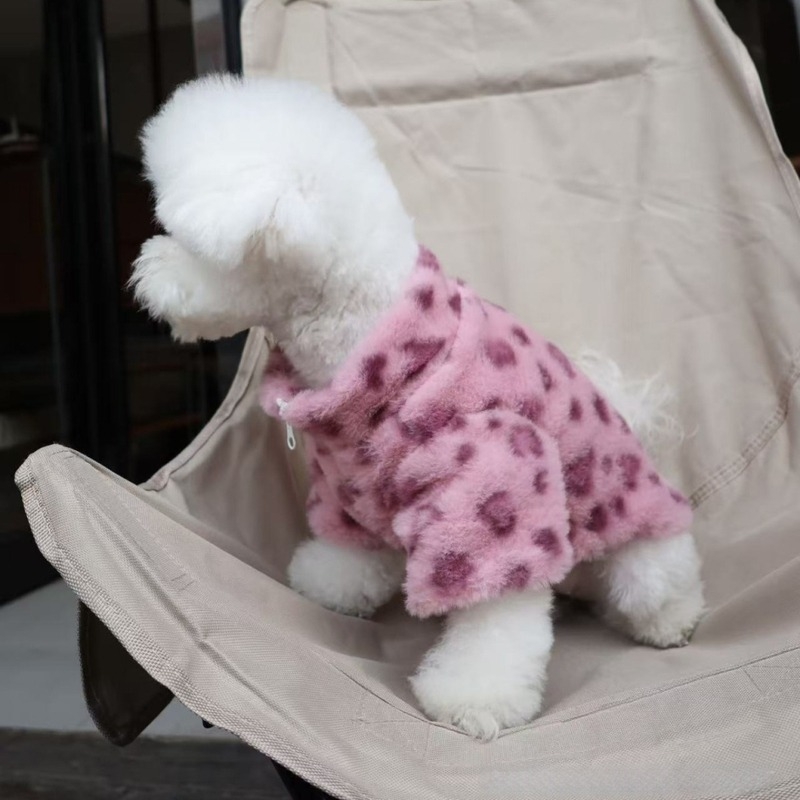 Palton din bumbac pentru animale de companie — cald pentru toamnă-iarnă, stil japonez-coreean, Paiigry, material anti-păr de iepure