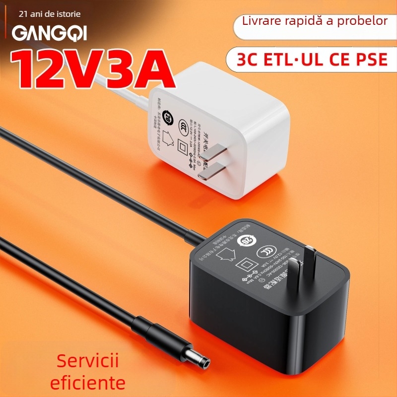 Gangqi GQ24-120200-BU adaptor de alimentare 12V 3A, certificat CCC