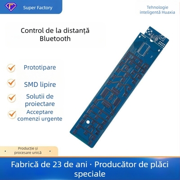 PCB pentru butonul telecomenzii cu Bluetooth și Wi‑Fi, simplă, dublă sau cu mai multe straturi