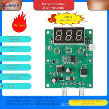 Placă de control pentru termostat cu afișaj digital, PCBA personalizată, control digital de înaltă precizie, marca Chengrui, capacitate 50 000 de unități