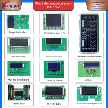 Placă de control pentru termostat cu afișaj digital, PCBA personalizată, control digital de înaltă precizie, marca Chengrui, capacitate 50 000 de unități
