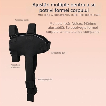 Protecție pentru umeri pentru animale de companie — susținerea articulațiilor membrelor anterioare la câinii în vârstă