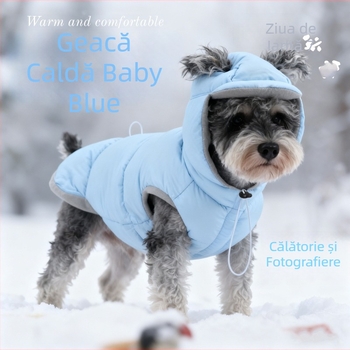 Beijue Vestă de câine din poliester, unisex, toamnă–iarna, stil drăguț