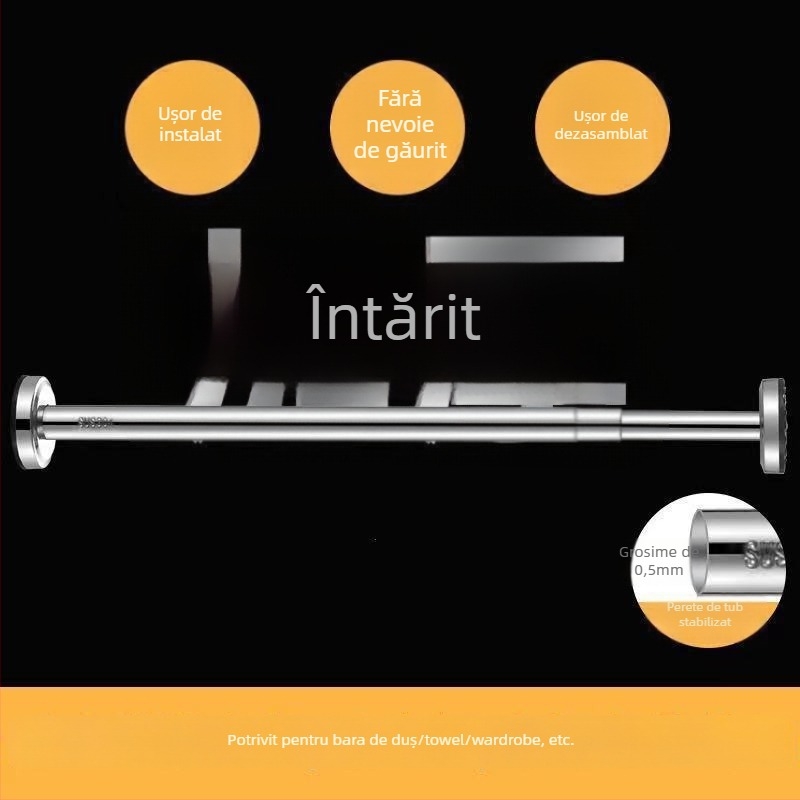 Sistem metalic de uscare pentru balcon – stil modern minimalist, pentru uscat haine pe balcon, export pregătit, SKU JS156851845544