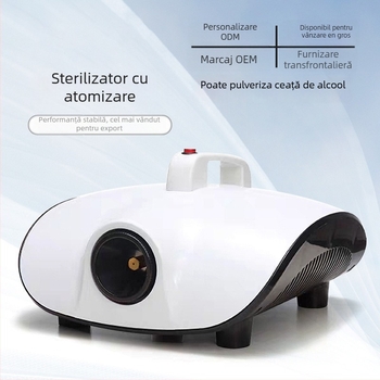 Dispozitiv de purificare a aerului pentru interiorul mașinii, sterilizare și deodorare cu atomizare nano ceață — WF0023, 900W, 220V, ioni negativ 350, oxigen activ 300