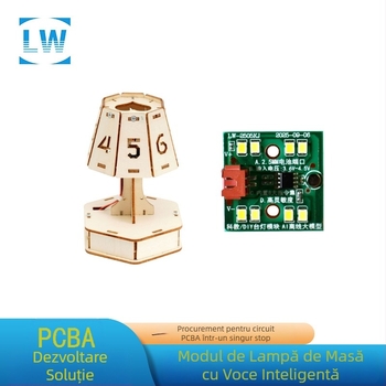 Modul lampă de birou cu voce inteligentă, control vocal – Placă de circuit DIY integrată, Brand L.w, Capacitate 100000
