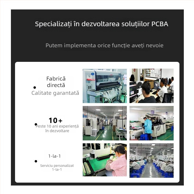 Lampă de birou LED cu placă de control PCBA, senzor tactil și control vocal – dezvoltare PCB personalizată și prelucrare