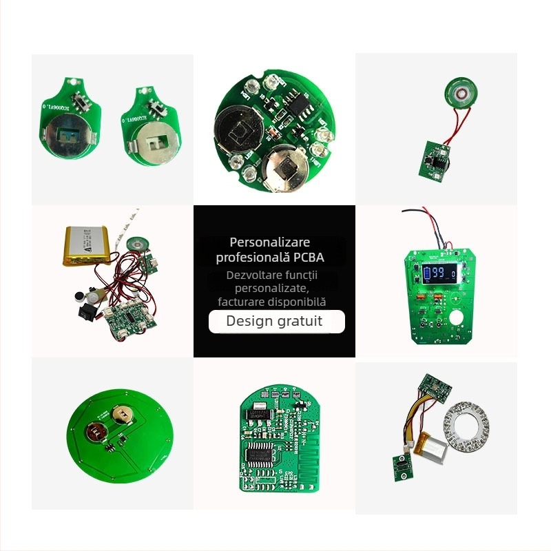 Lampă de birou LED cu placă de control PCBA, senzor tactil și control vocal – dezvoltare PCB personalizată și prelucrare