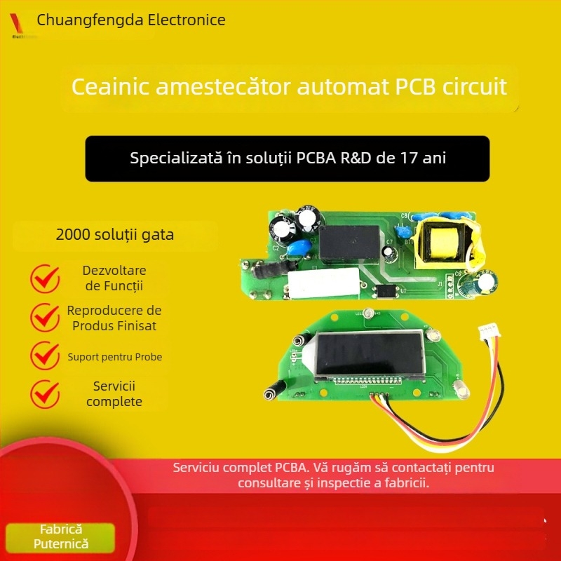 Placă PCB Pcba-gb13 — 12V, 2A; capacitate 100000; pentru procesator de alimente; casă inteligentă