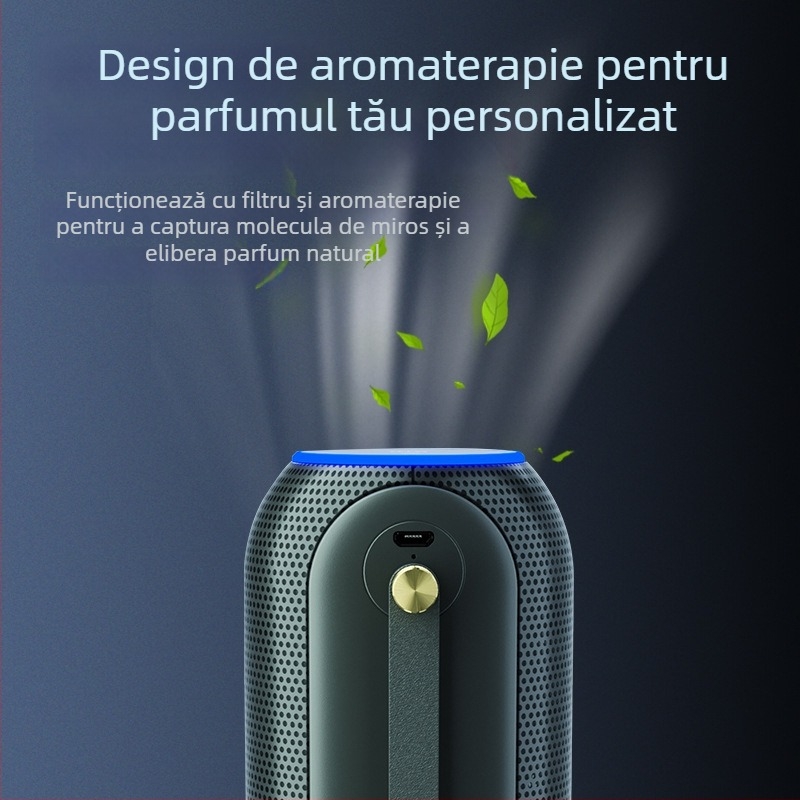 Purificator de aer pentru mașină KT.9128 — 5W/5V, Universal pentru vehicul, 5 milioane de ioni negativi, Oxigen activ <0.001
