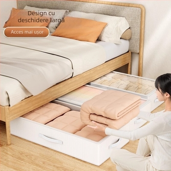 Sac de depozitare sub pat ydz5.4-1, PVC, 40–50 L, tip sertar, protecție împotriva prafului, organizator pentru dormitor