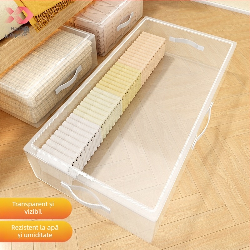 Sac de depozitare sub pat ydz5.4-1, PVC, 40–50 L, tip sertar, protecție împotriva prafului, organizator pentru dormitor