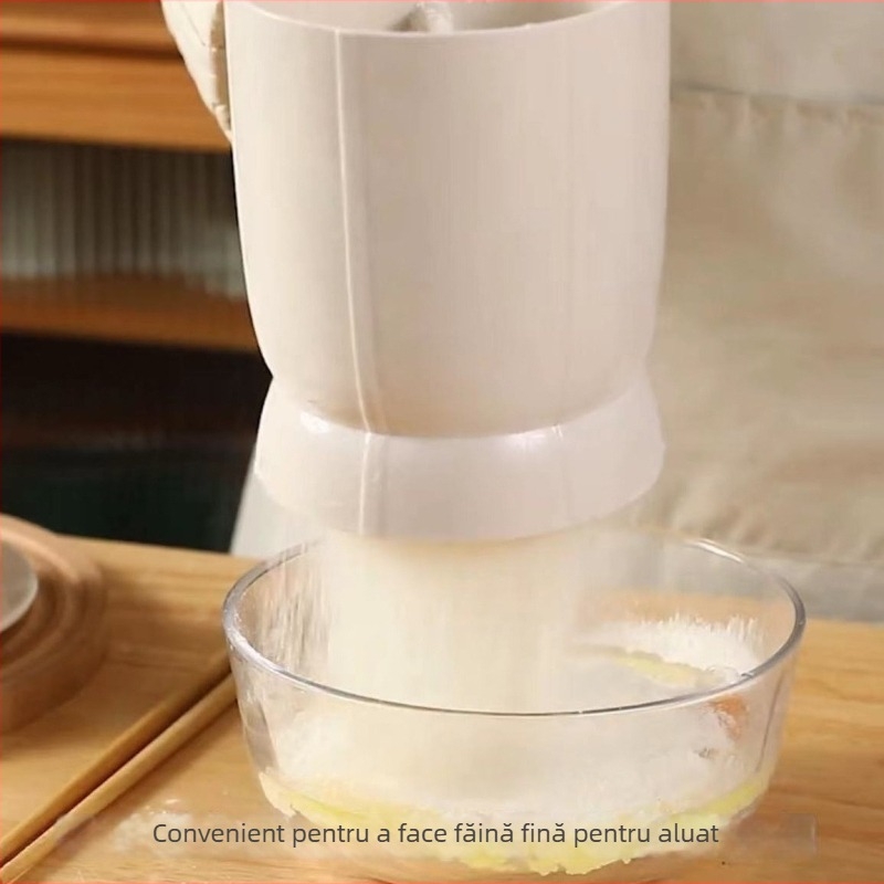 Sită electrică pentru făină, portabilă, uz casnic pentru coacere