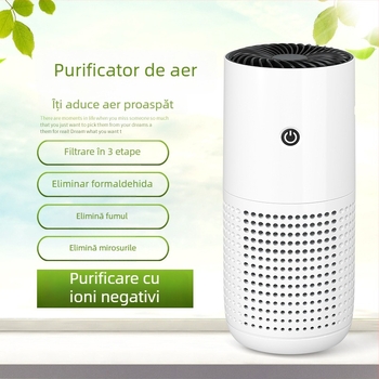 Purificator de aer auto E260 — ABS+PC, alimentare USB, 5V, 2W