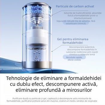 BASEUS DT deodorant cu micro-molecule pentru mașină – purificator de aer, model BS-CZ012, pentru toate vehiculele, greutate 560