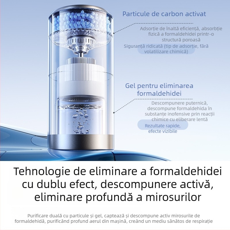 BASEUS DT deodorant cu micro-molecule pentru mașină – purificator de aer, model BS-CZ012, pentru toate vehiculele, greutate 560