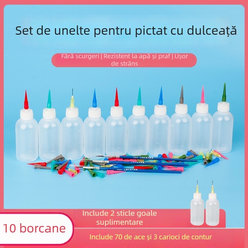 Set de sticle pentru sos și decorare — plastic, stil chinezesc, origine China, categoria Crisper box