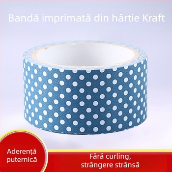 Bandă Kraft pentru ambalare cu adeziv pe bază de pânză, vâscozitate înaltă, rezistență la temperaturi 0-70°C, potrivită pentru ambalare și sigilare